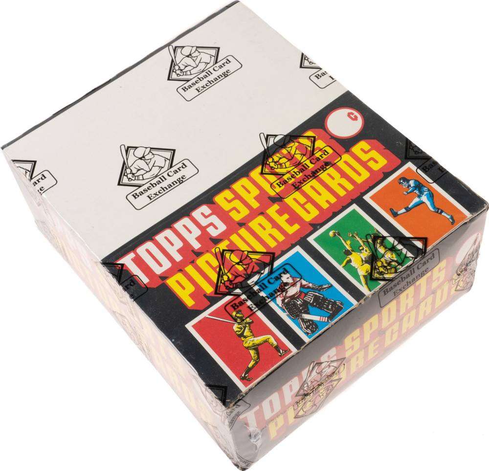 1986 Topps Rack Pack Box #RPB Baseball Card