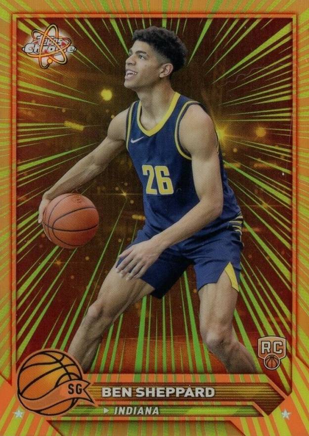 2023 Topps Chrome Radiating Rookies Ben Sheppard #RAR15 Basketball Card