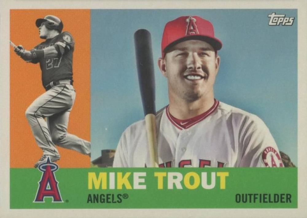 2017 Topps Archives Mike Trout #1 Baseball Card
