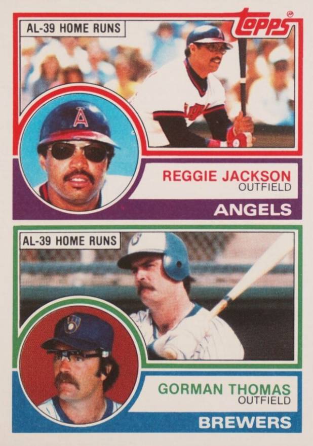 1983 Topps Leader Sheet-Hand Cut Gorman Thomas # Baseball Card