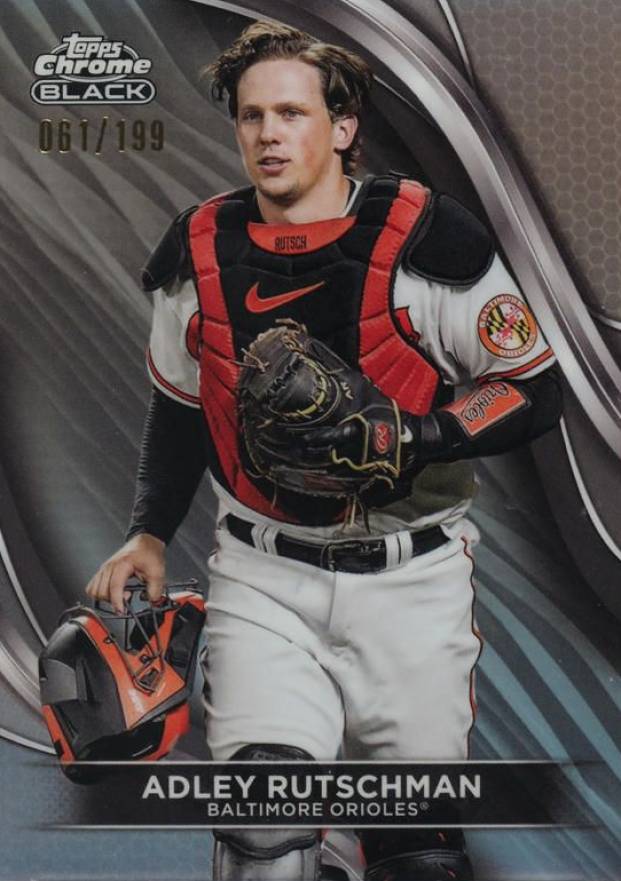 2024 Topps Chrome Black Adley Rutschman #4 Baseball Card