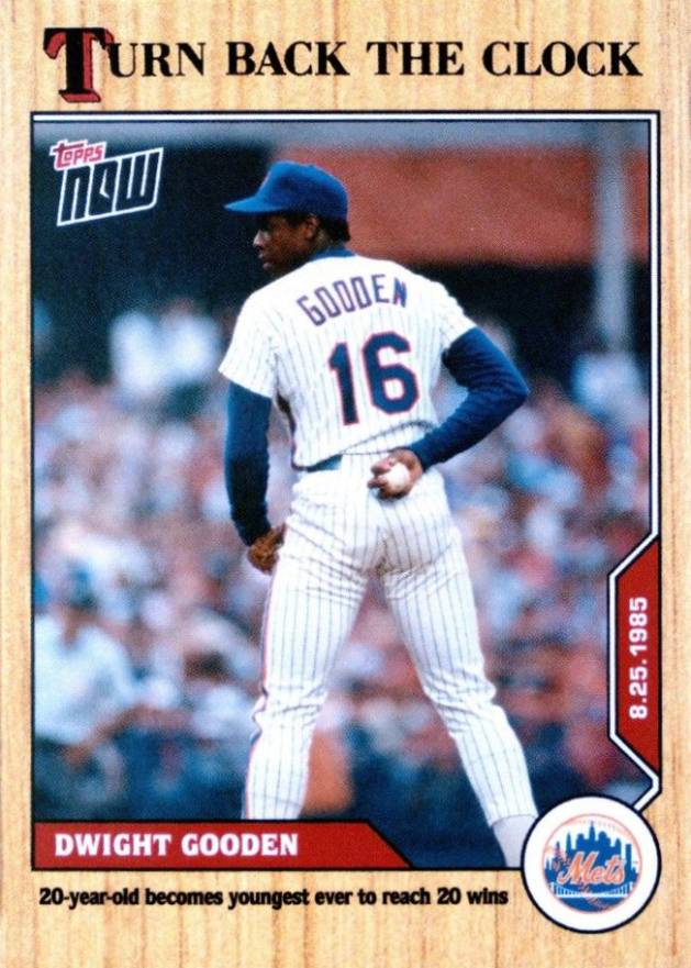 2020 Topps Now Turn Back the Clock Doc Gooden #148 Baseball Card