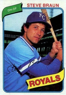 1980 Topps Steve Braun #9 Baseball Card