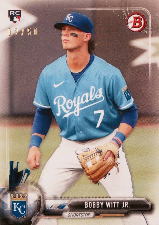 2022 Bowman Transcendent VIP Party Bobby Witt Jr. Through the Years Bobby Witt Jr. #2017 Baseball Card