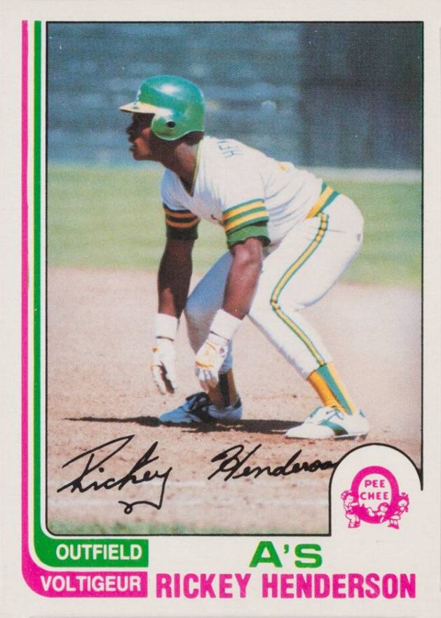 1982 O-Pee-Chee Rickey Henderson #268 Baseball Card