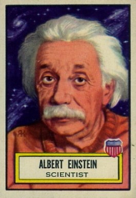 albert einstein pokemon card 1952 Look 'N See #20 Non-Sports Pokemon Albert Einstein 103