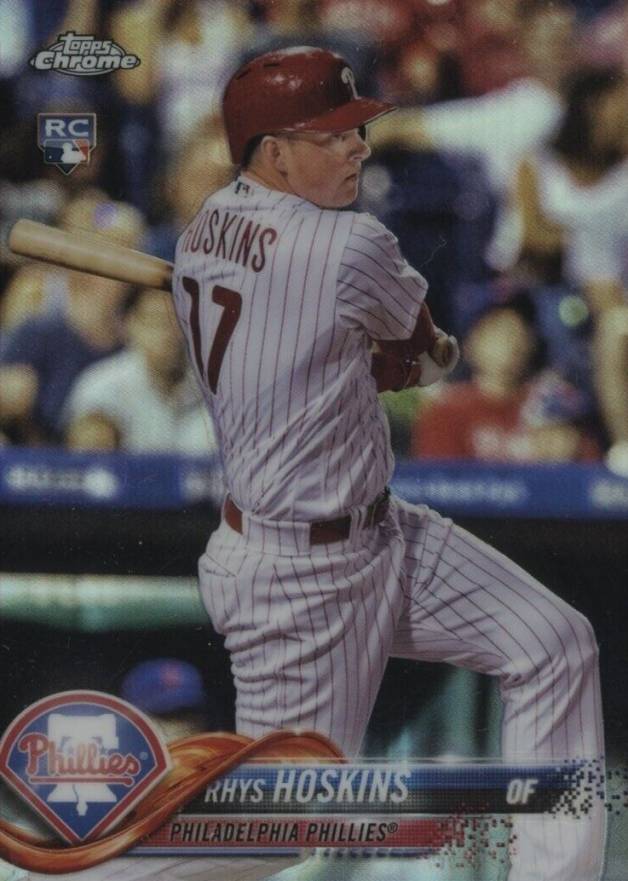 2018 Topps Chrome Complete Set Rhys Hoskins #259 Baseball Card