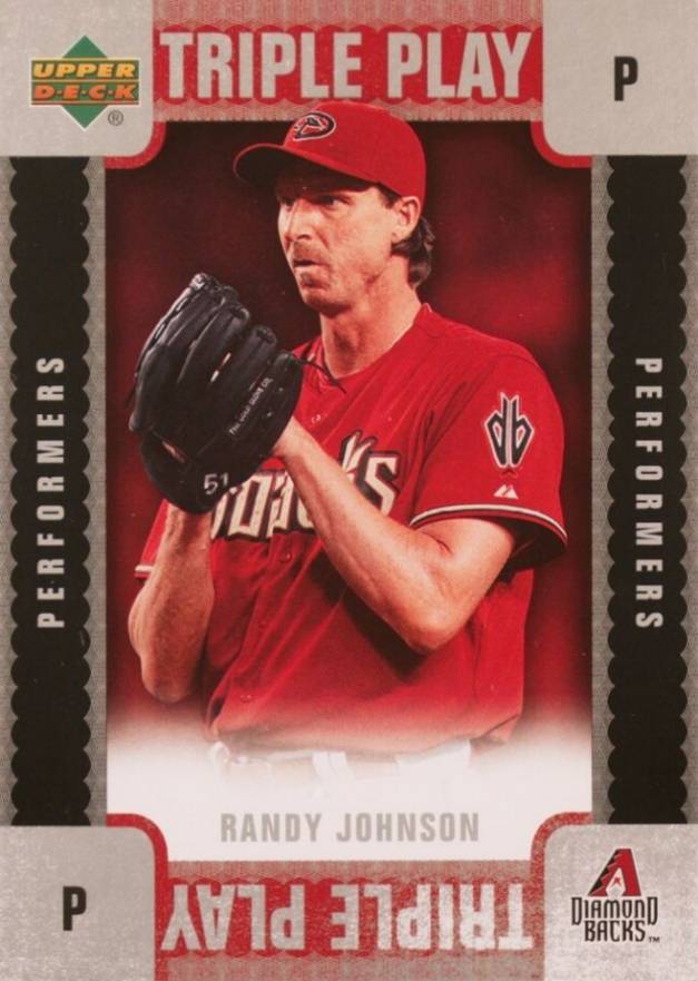 2007 Upper Deck Triple Play Randy Johnson #TP-RJ Baseball Card