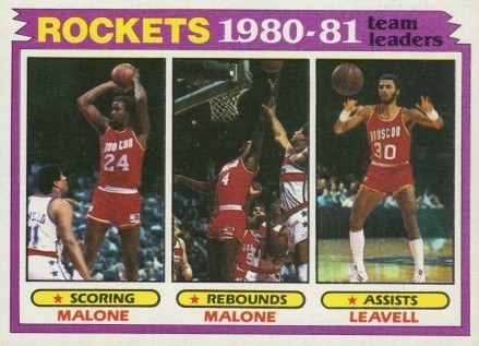 1981 Topps Moses Malone #52 Basketball Card