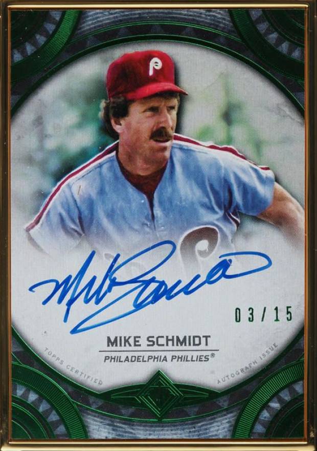 2022 Topps Transcendent Collection Autographs Mike Schmidt #MS Baseball Card