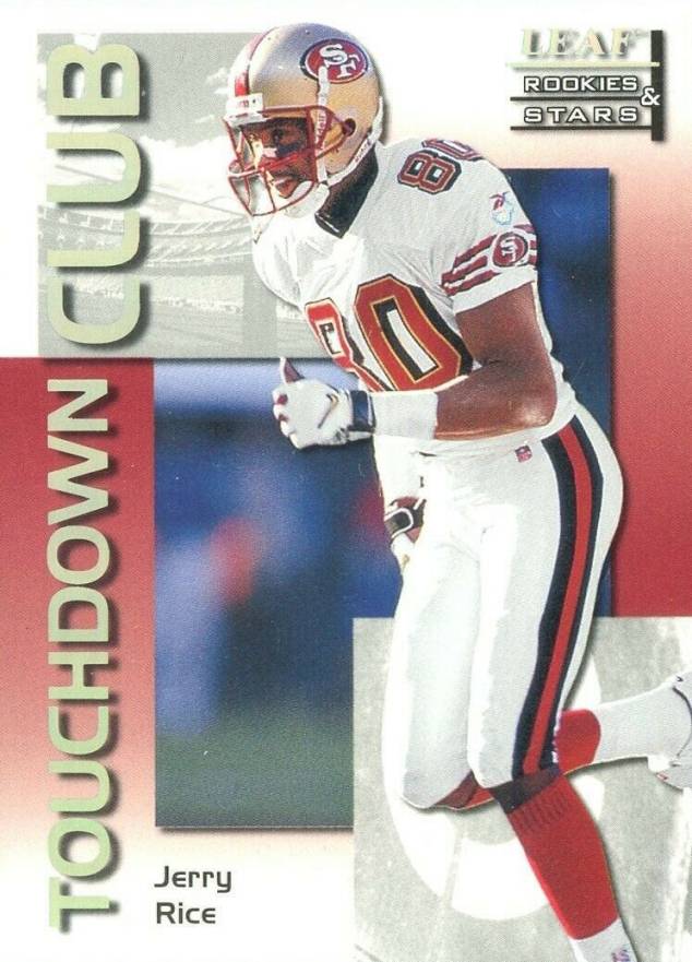 1998 Leaf R & S Touchdown Club Jerry Rice #9 Football Card