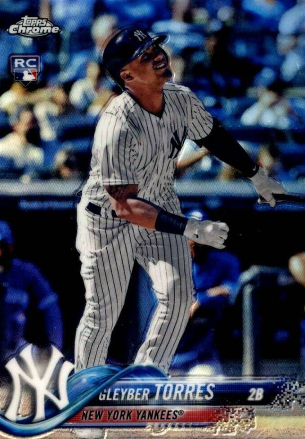 2018 Topps Chrome Update Gleyber Torres #HMT9 Baseball Card
