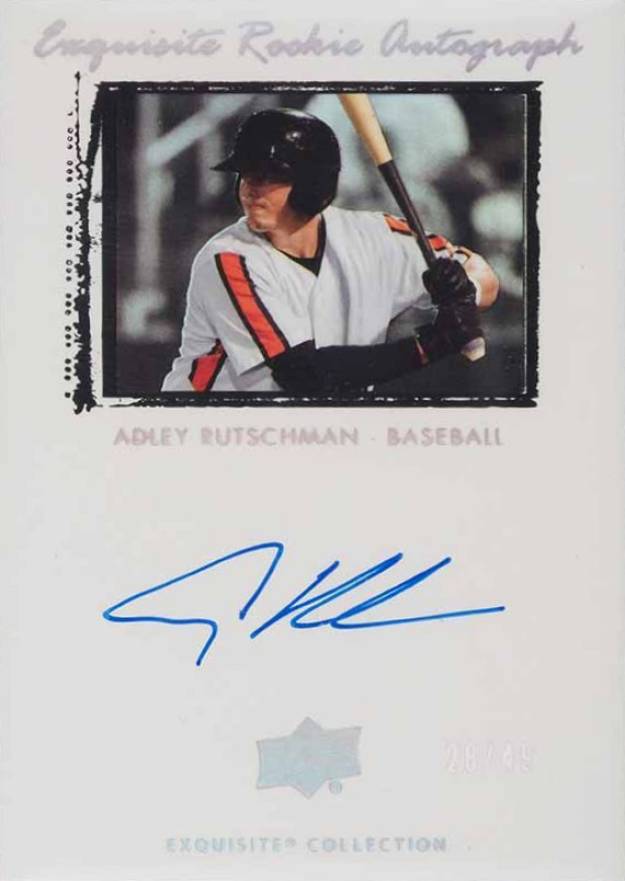 2020 Goodwin Champions 2009-10 Exquisite Collection Rookie Autograph Adley Rutschman #AR Baseball Card