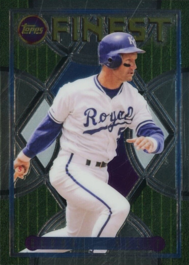 2022 Topps Finest Flashbacks George Brett #212 Baseball Card