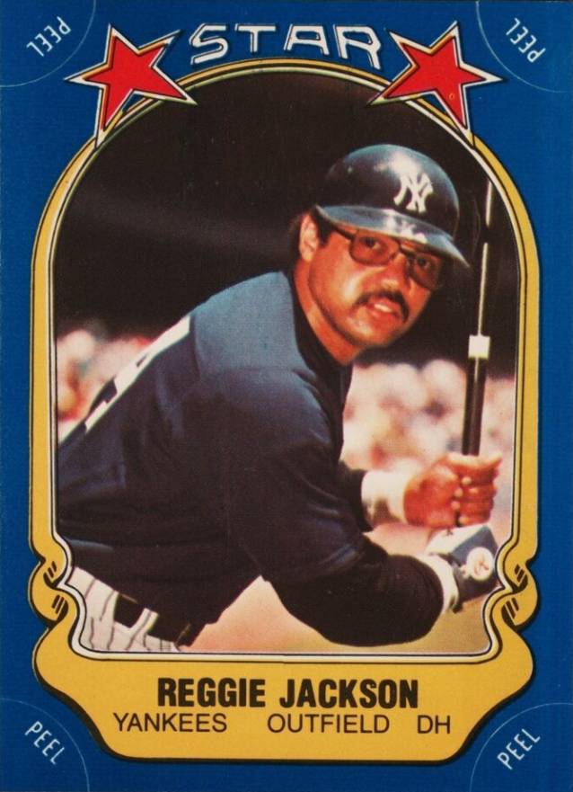 1981 Fleer Star Stickers Reggie Jackson # Baseball Card