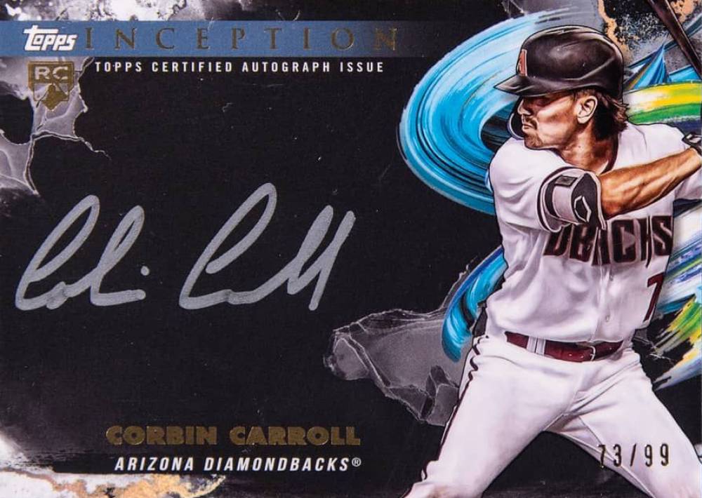2023 Topps Inception Inception Silver Signings Corbin Carroll #ISSCC Baseball Card