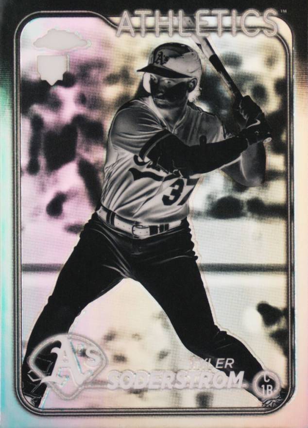 2024 Topps Chrome Tyler Soderstrom #298 Baseball Card