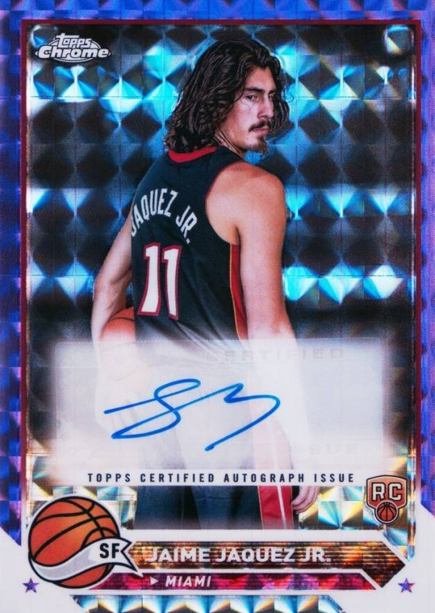 2023 Topps Chrome Topps Chrome Autographs Jaime Jaquez Jr. #CCJJA Basketball Card