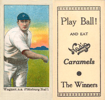 1909 Nadja Caramel Honus Wagner # Baseball Card