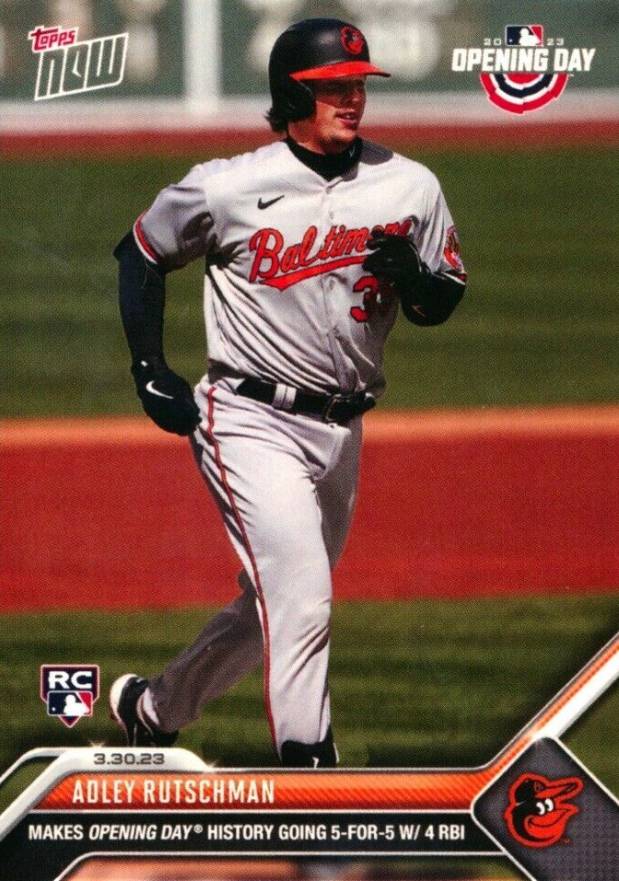 2023 Topps Now Adley Rutschman #4 Baseball Card