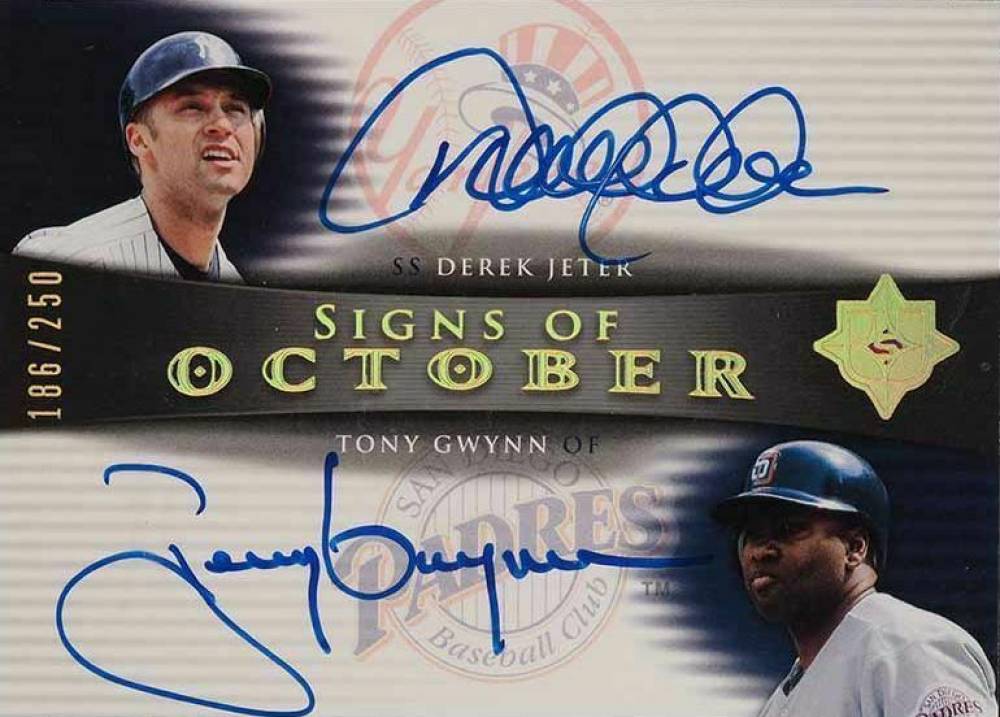 2005 Ultimate Signature Edition Signs of October Dual Autographs Derek Jeter #OCTJG Baseball Card