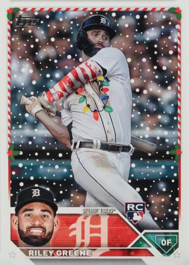 2023 Topps Holiday Riley Greene #H70 Baseball Card