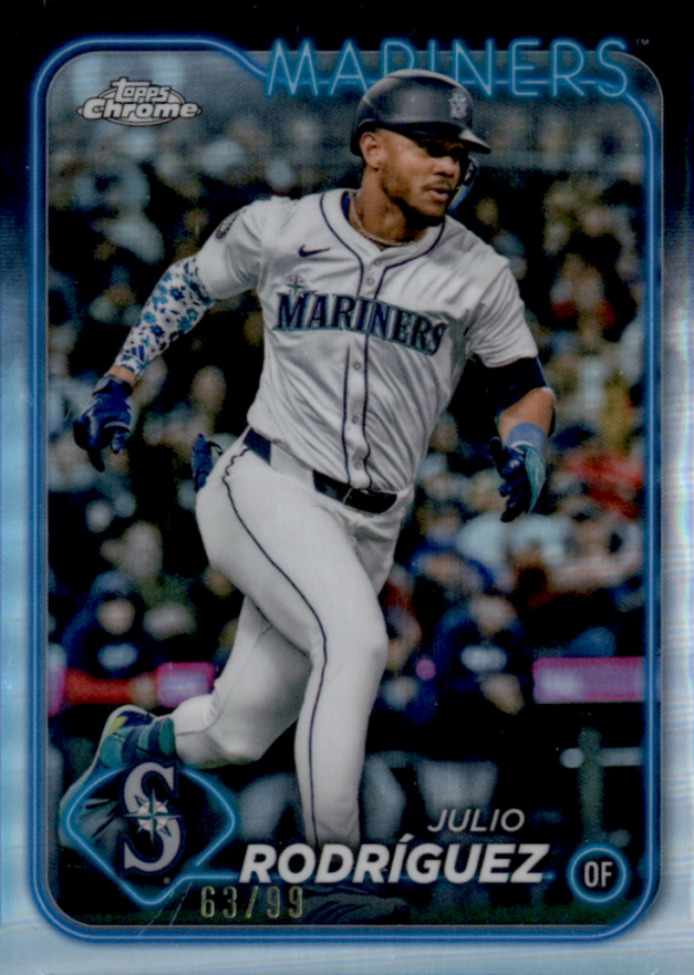 2024 Topps Chrome Lids Julio Rodriguez #49 Baseball Card