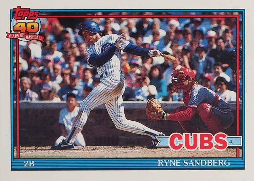 1991 O-Pee-Chee Ryne Sandberg #740 Baseball Card