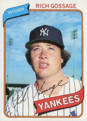 1980 Topps Goose Gossage #140 Baseball Card