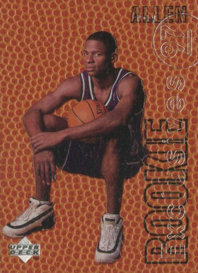 1996 Upper Deck Rookie Exclusives Ray Allen #R7 Basketball Card