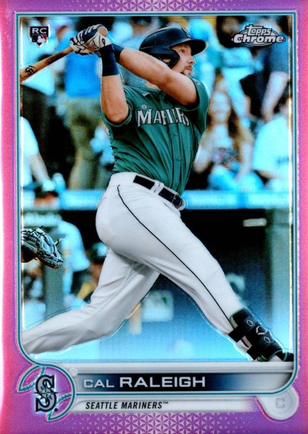2022 Topps Chrome Cal Raleigh #149 Baseball Card