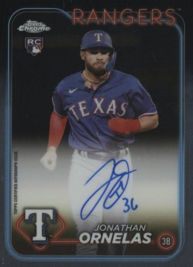 2024 Topps Chrome Rookie Autographs Jonathan Ornelas #RAJO Baseball Card