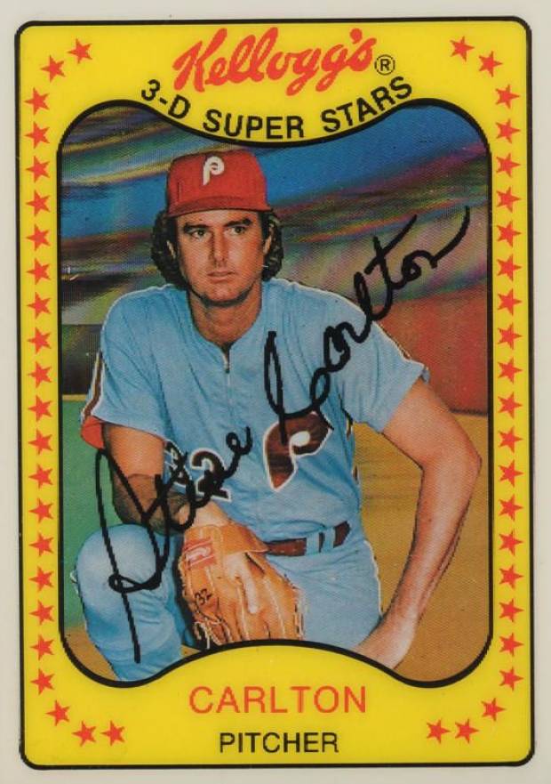 1981 Kellogg's Steve Carlton #50 Baseball Card