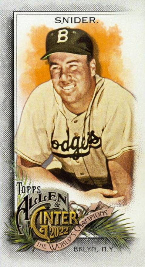 2022 Topps Allen & Ginter Duke Snider #154 Baseball Card