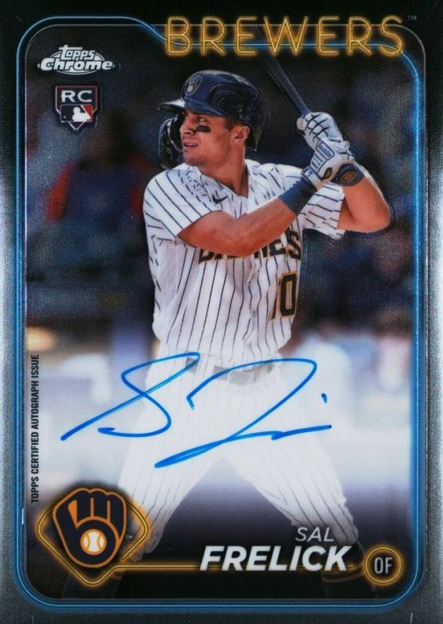 2024 Topps Chrome Rookie Autographs Sal Frelick #RASF Baseball Card