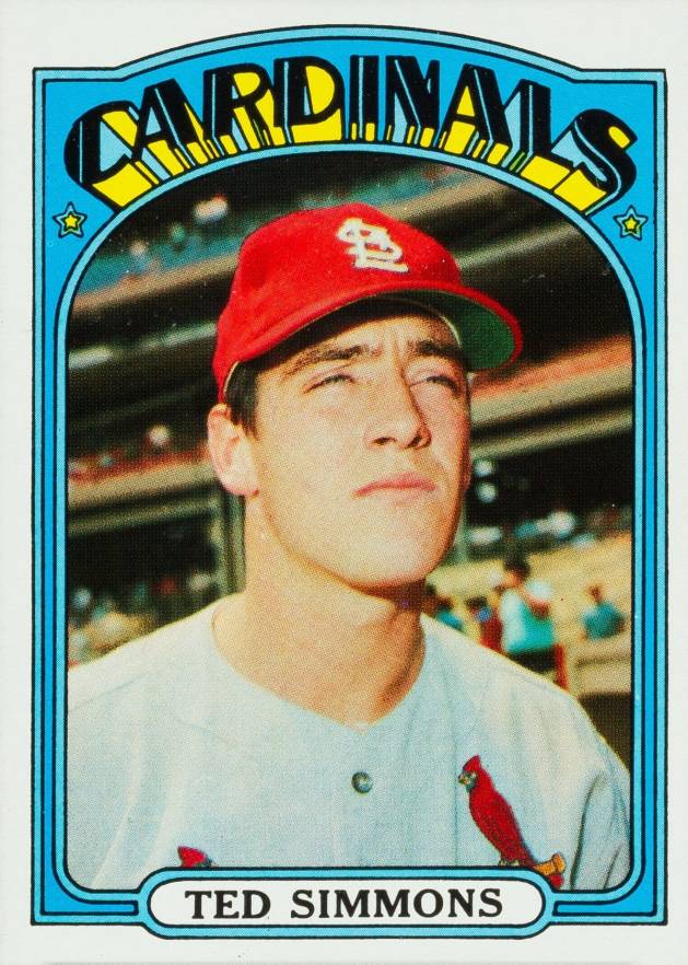 1972 Topps Ted Simmons #154 Baseball Card