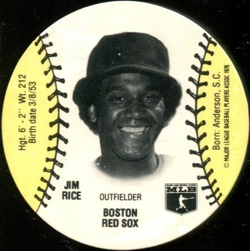 1978 Wiffle Ball Discs Jim Rice # Baseball Card