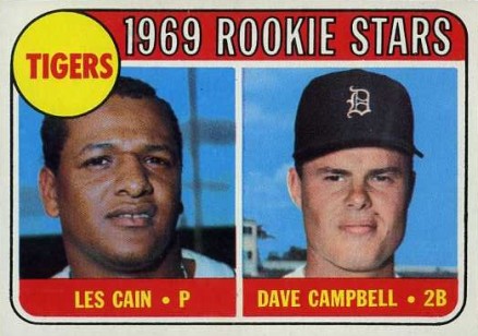 1969 Topps Les Cain #324 Baseball Card