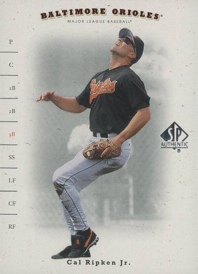 2001 SP Authentic Cal Ripken Jr. #19 Baseball Card