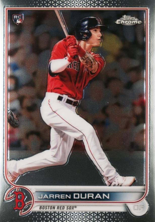 2022 Topps Chrome Jarren Duran #113 Baseball Card