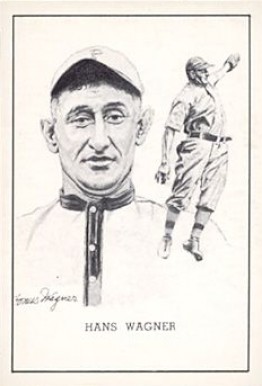 1950 Callahan Hall of Fame Honus Wagner # Baseball Card