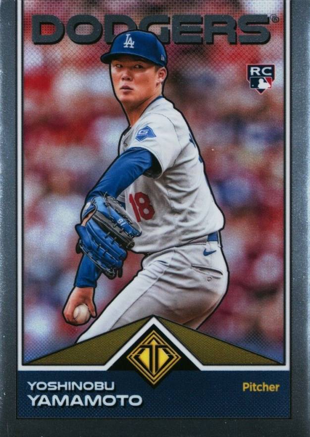 2024 Topps Transcendent Collection Transcendent Icons Chrome Yoshinobu Yamamoto #3 Baseball Card