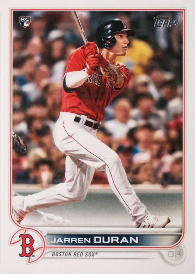 2022 Topps Jarren Duran #187 Baseball Card