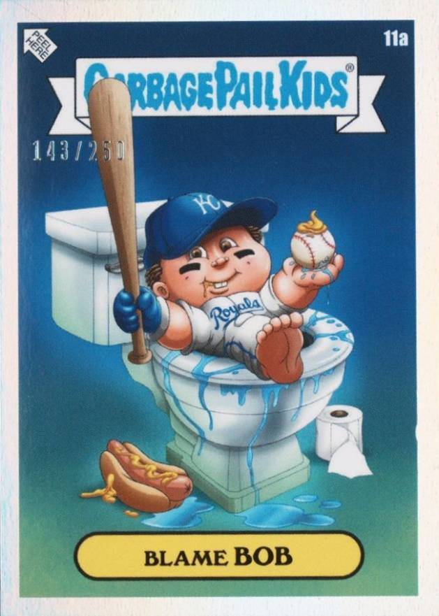 2022 Topps Garbage Pail Kids GPK X MLB Series 2 Alex Pardee Blame Bob #11a Baseball Card