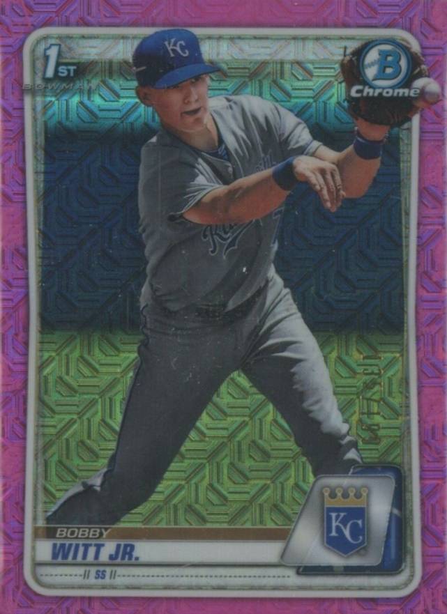 2020 Bowman Chrome Mega Box Bobby Witt Jr. #BCP25 Baseball Card