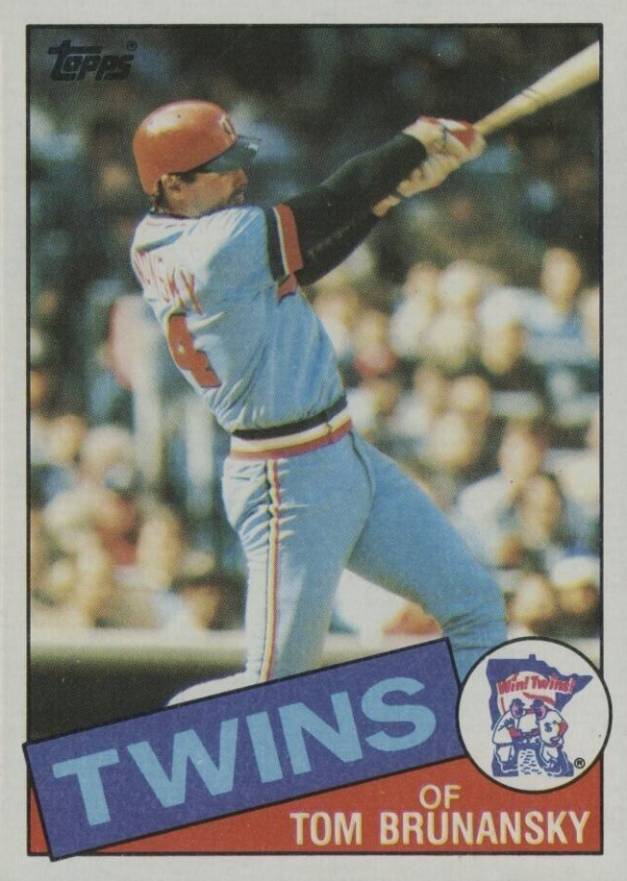 1985 Topps Tom Brunansky #122 Baseball Card