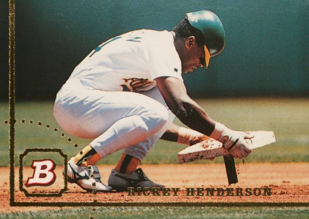 1994 Bowman Rickey Henderson #80 Baseball Card