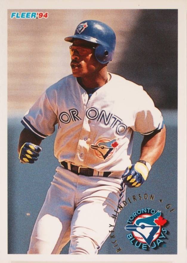 1994 Fleer Rickey Henderson #334 Baseball Card