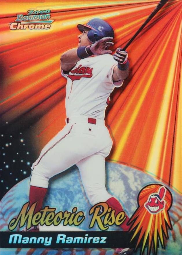 2000 Bowman Chrome Meteoric Rise Manny Ramirez #MR5 Baseball Card