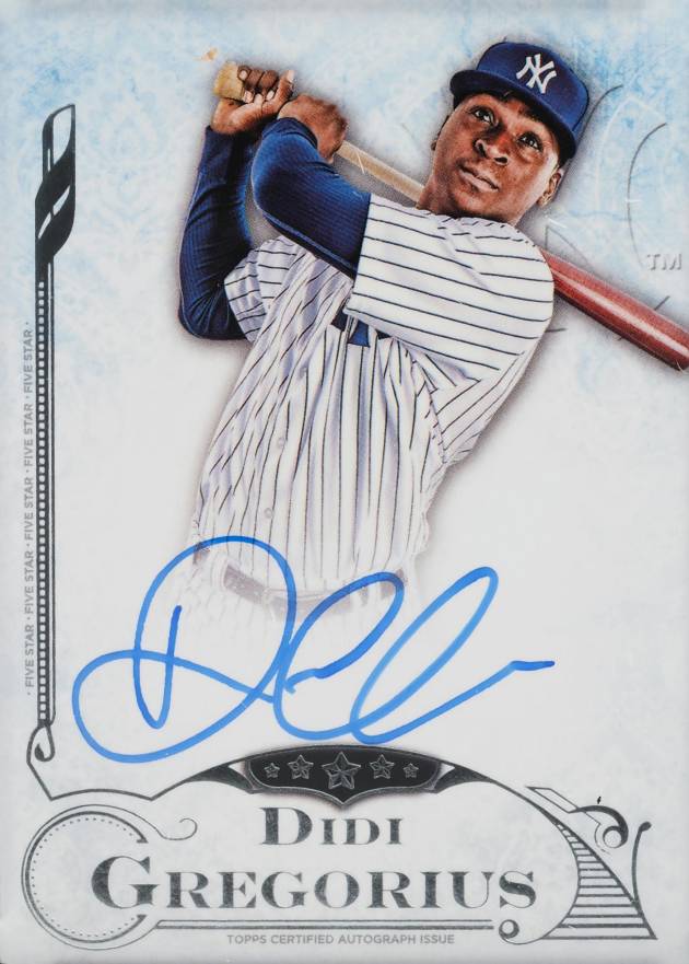 2015 Topps Five Star Autographs Didi Gregorius #FSADG Baseball Card